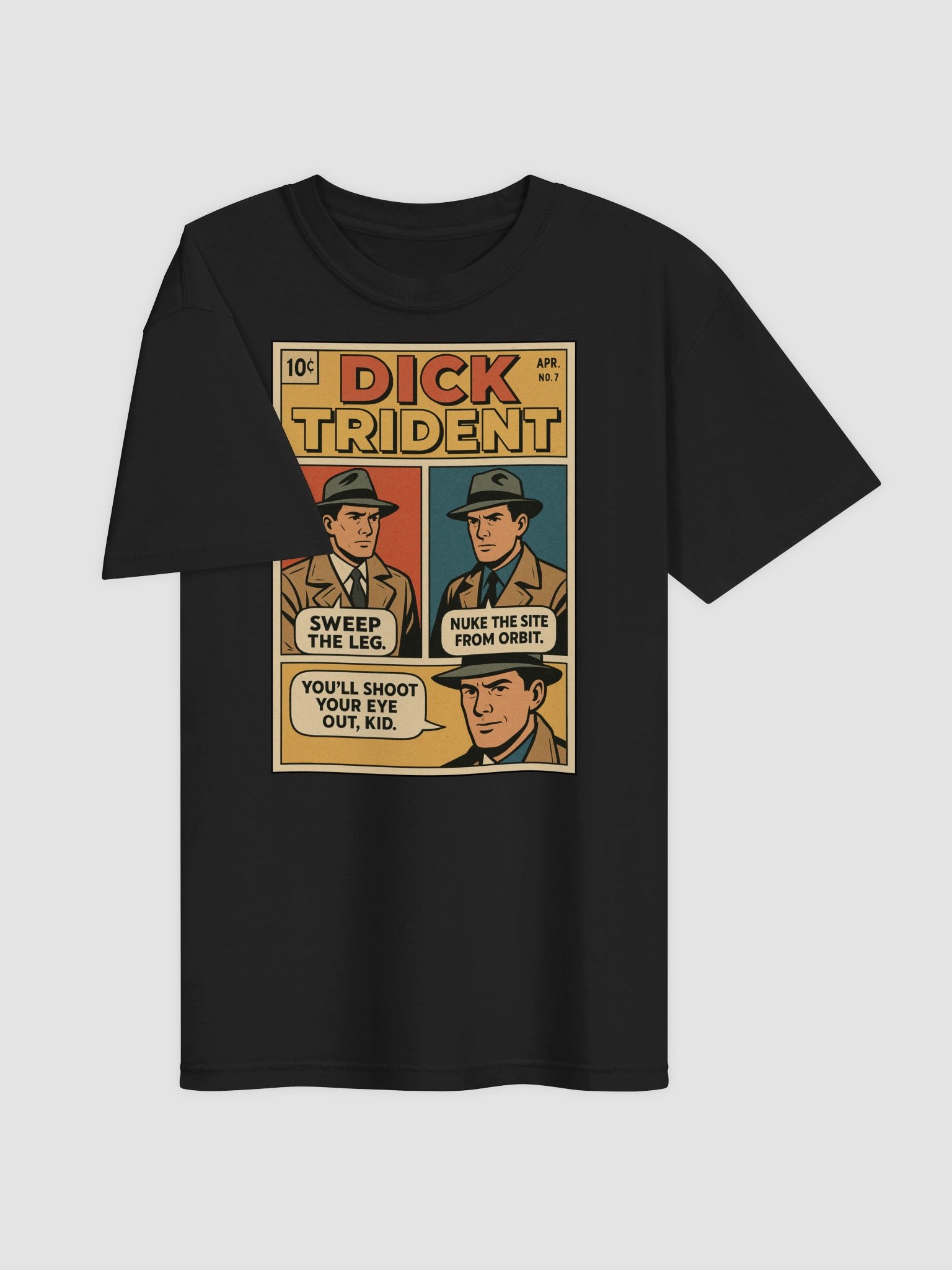 Dick Trident Lessons of the 80s Color T-Shirt (DTG) product image (3)