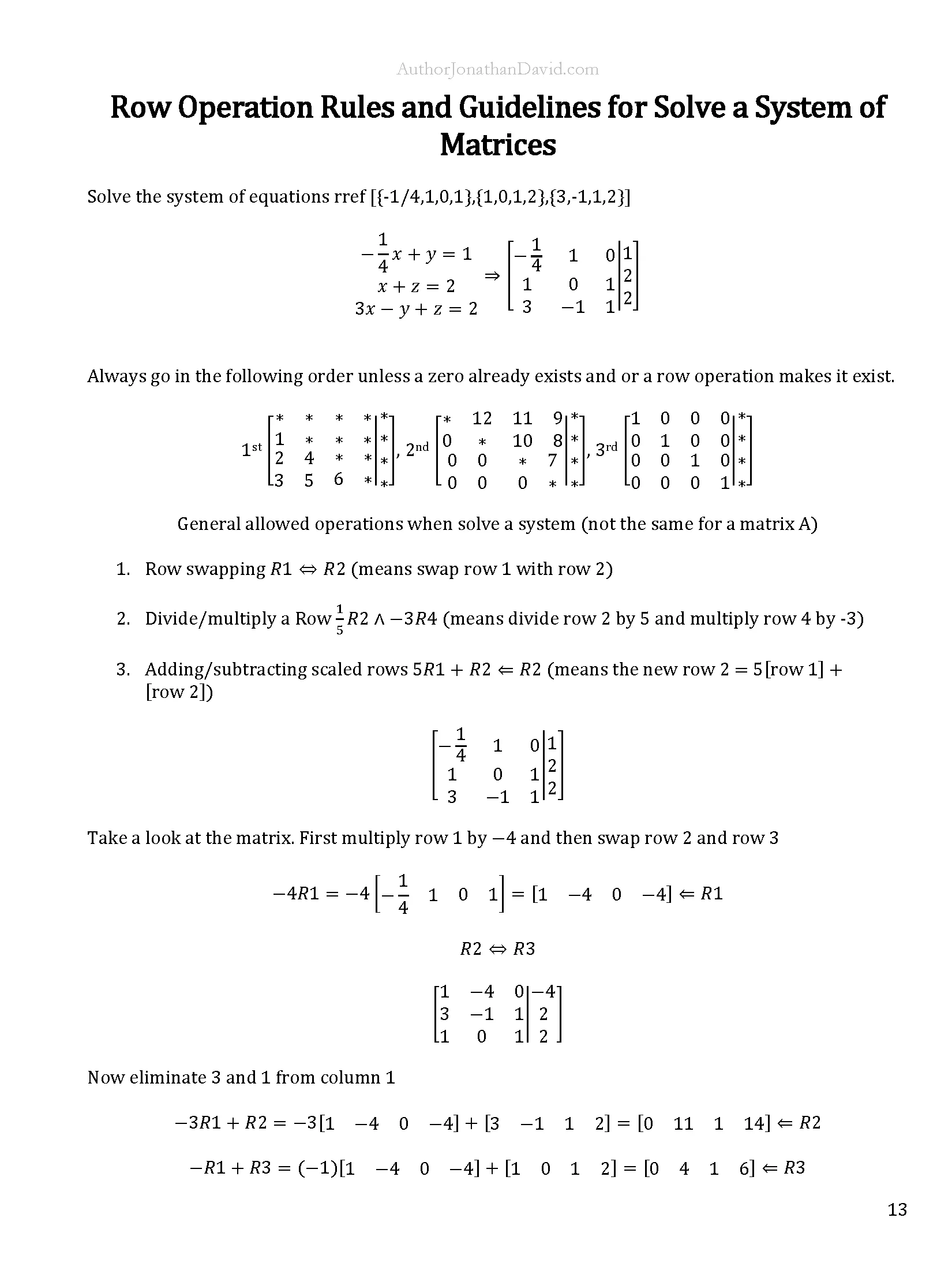 The Ultimate Cheat Sheet for STEM Majors | Linear Algebra product image (5)