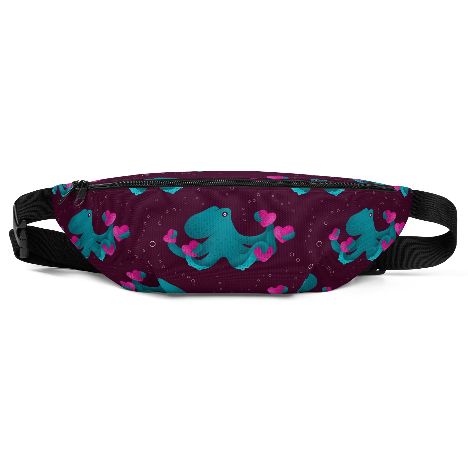 Octopus and Hearts Fanny Pack product image (1)