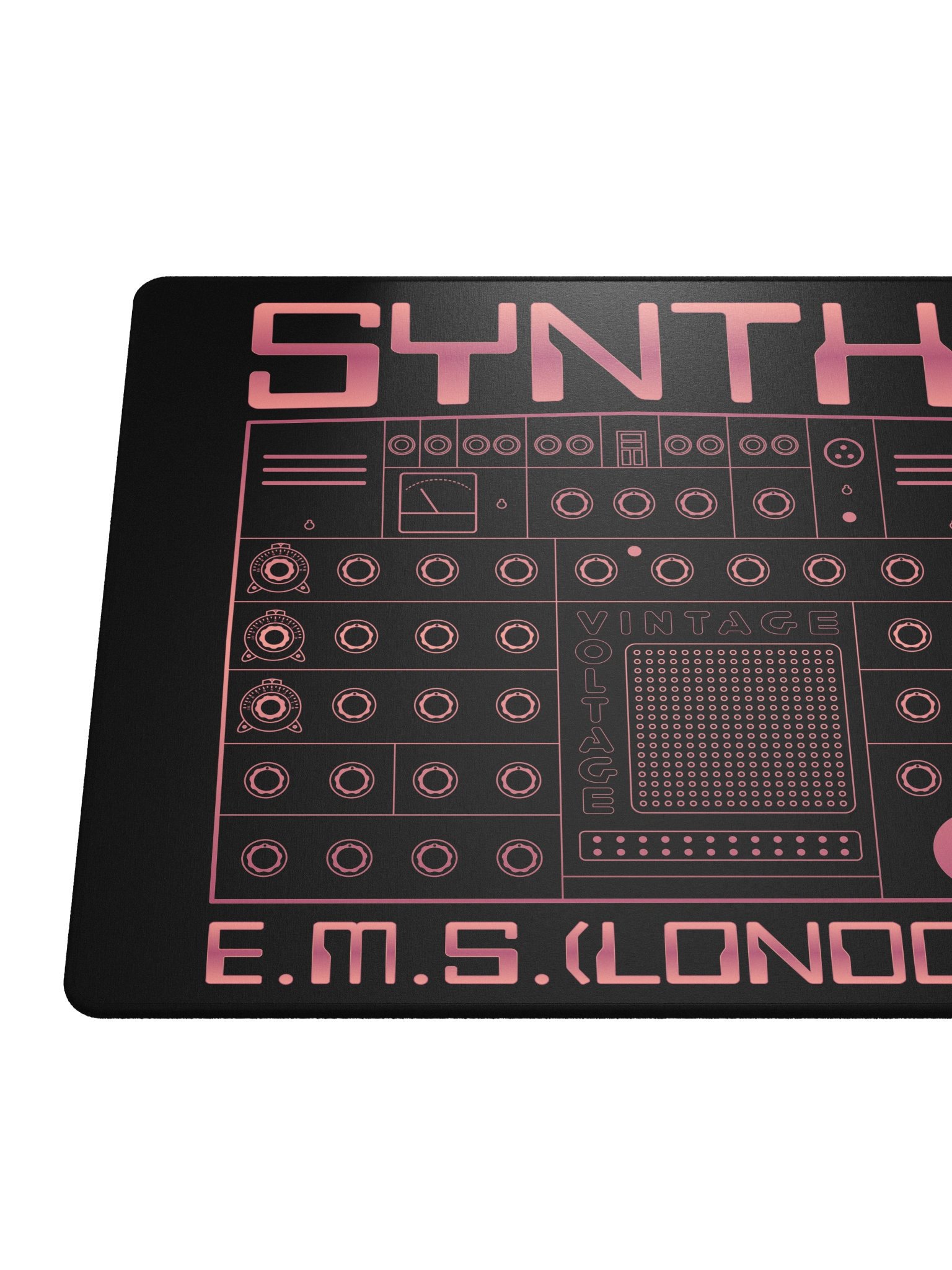 EMS Synthi Gaming Mouse Pad 18" - AKS VCS3 Electronic Music Studios (Vintage Analog Synth) product image (5)