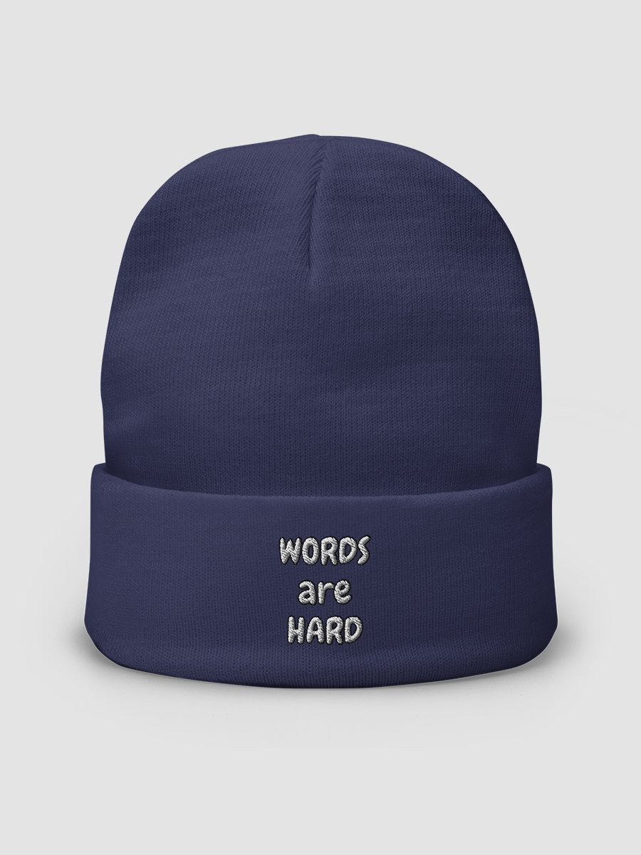 Words are Hard Beanie product image (2)