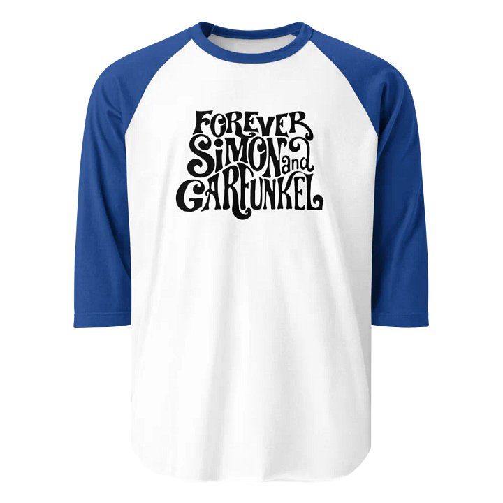 Forever Simon and Garfunkel ¾ Sleeve Baseball T-Shirt product image (1)
