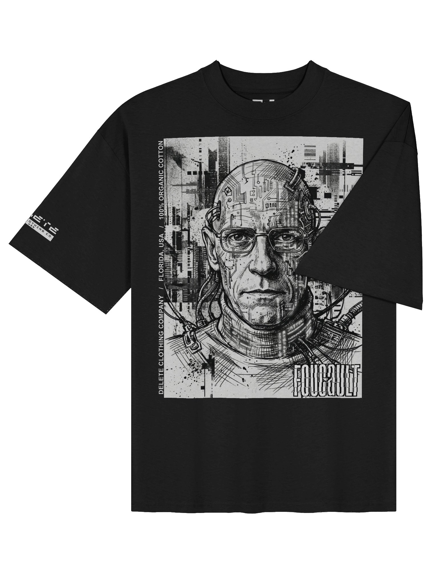 Delete "Foucault" Oversize T-Shirt product image (4)