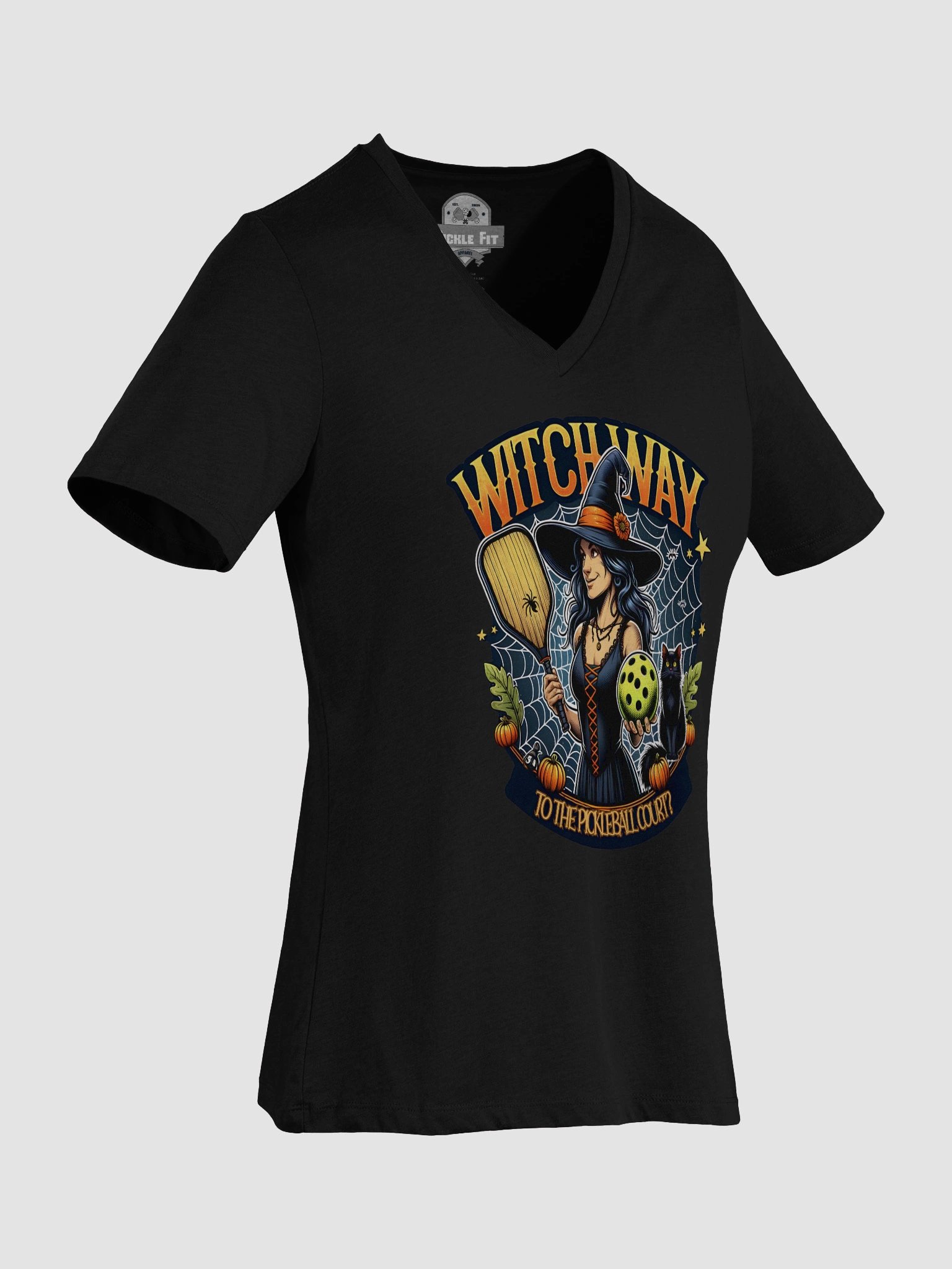 Witch Way Women's V-Neck Tee product image (46)