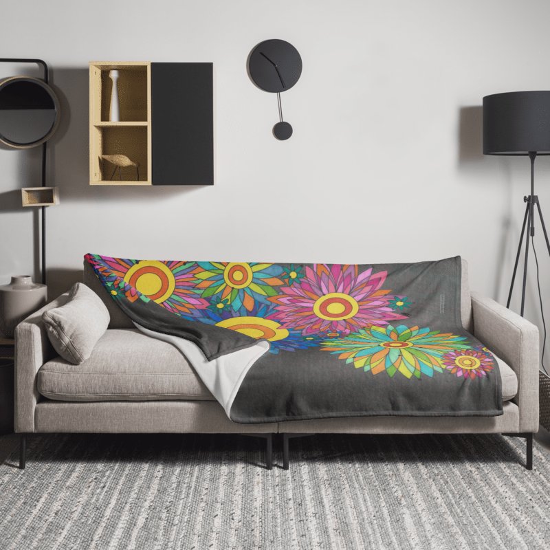 Fractal Flowers Blanket product image (1)