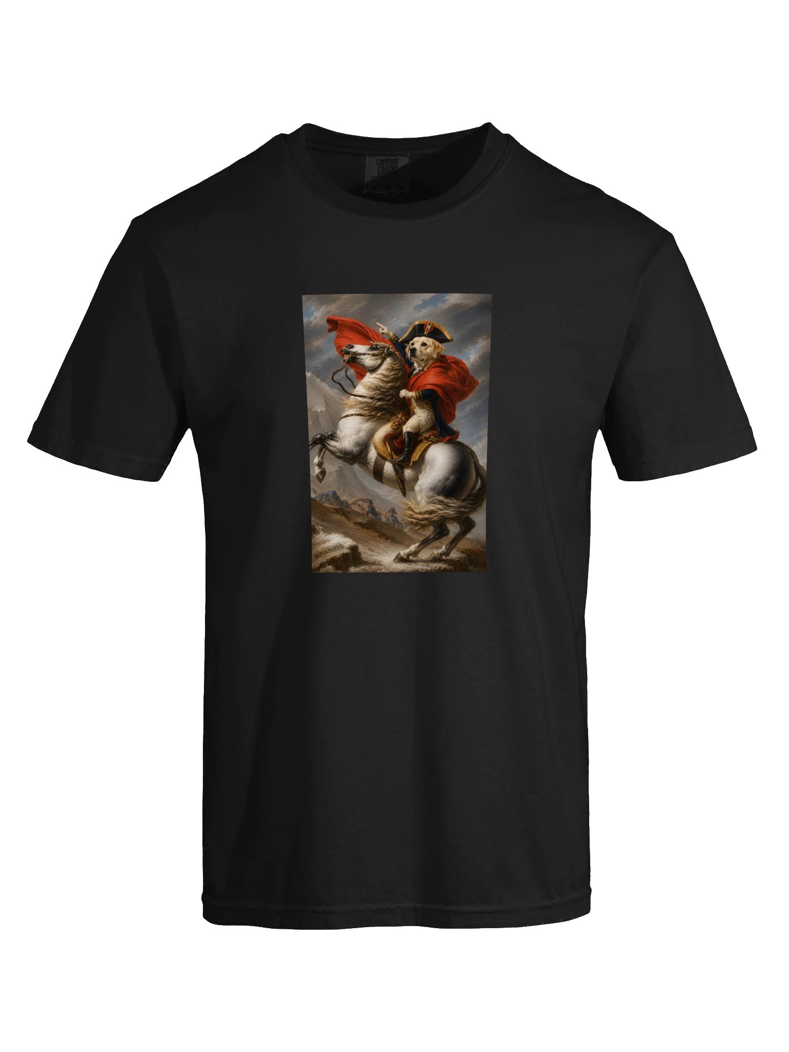 Labrador Retriever Napoleon Crossing the Alps T-Shirt product image (4)