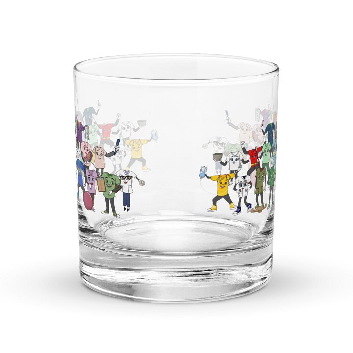 SCRUBfits™ UV Rocks Glass product image (1)
