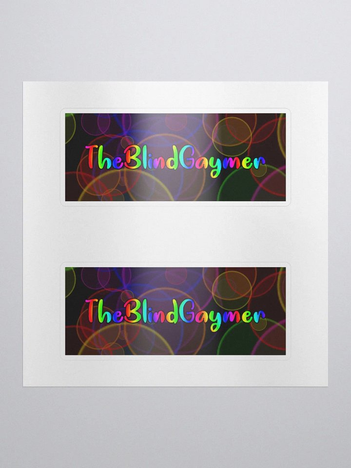 2 TheBlindGaymer Stickers product image (1)