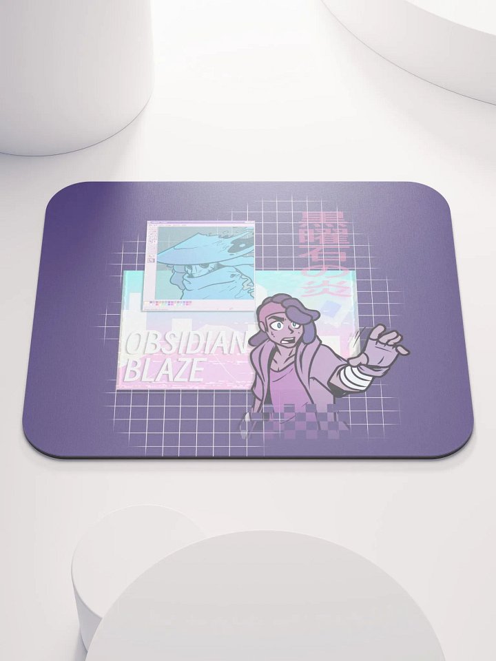 Obsidian Blaze Vapour Mousepad product image (1)