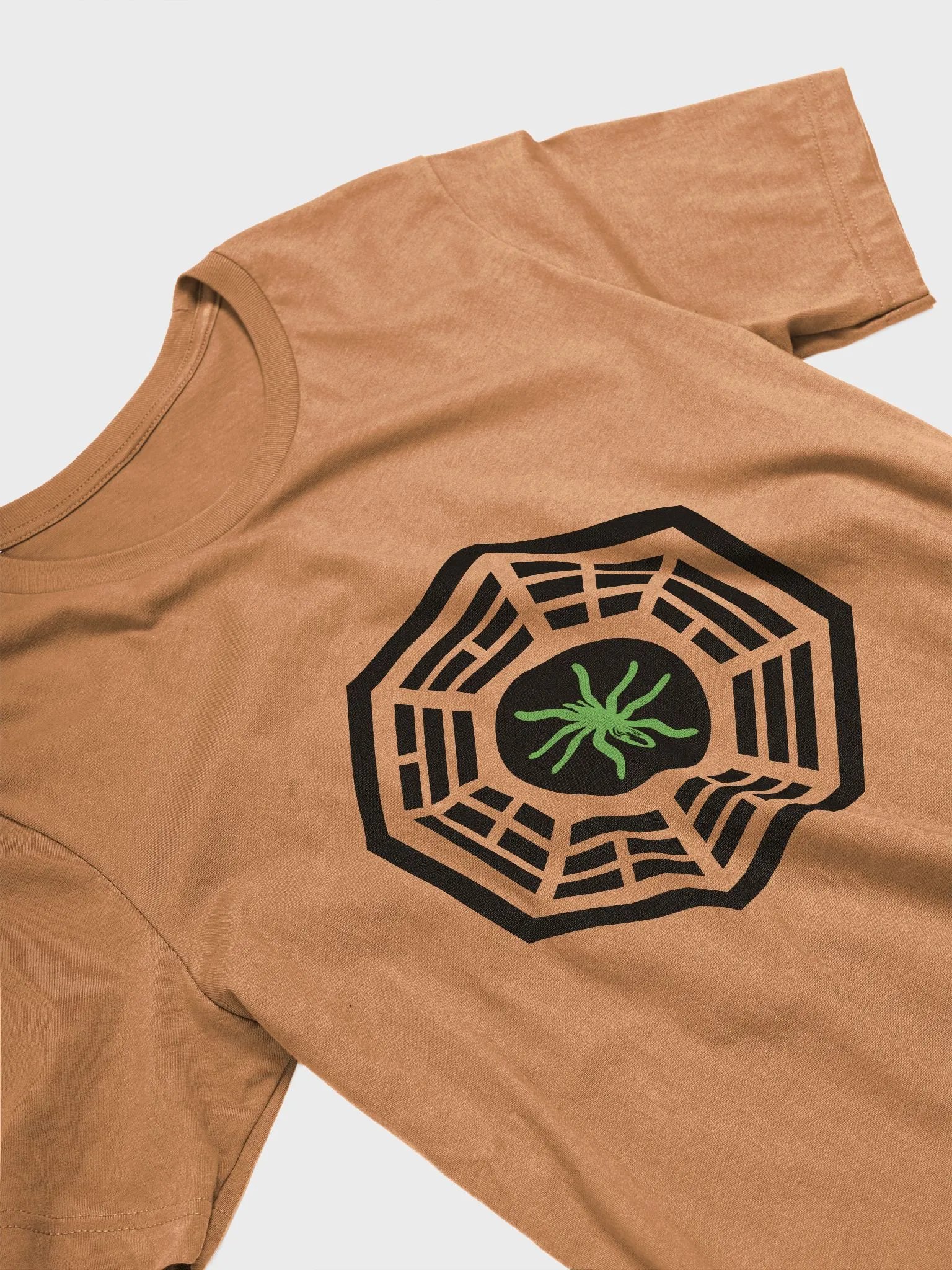 Tarantula "Dharma Station" Green Spider T-shirt product image (2)