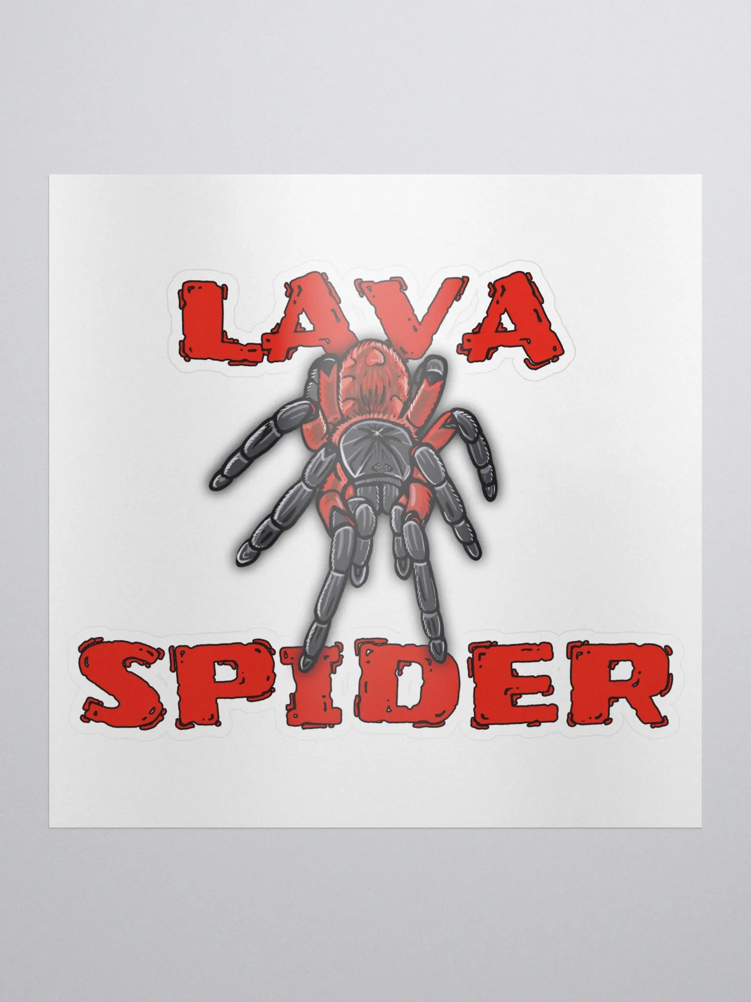 Lava Spider Sticker product image (1)
