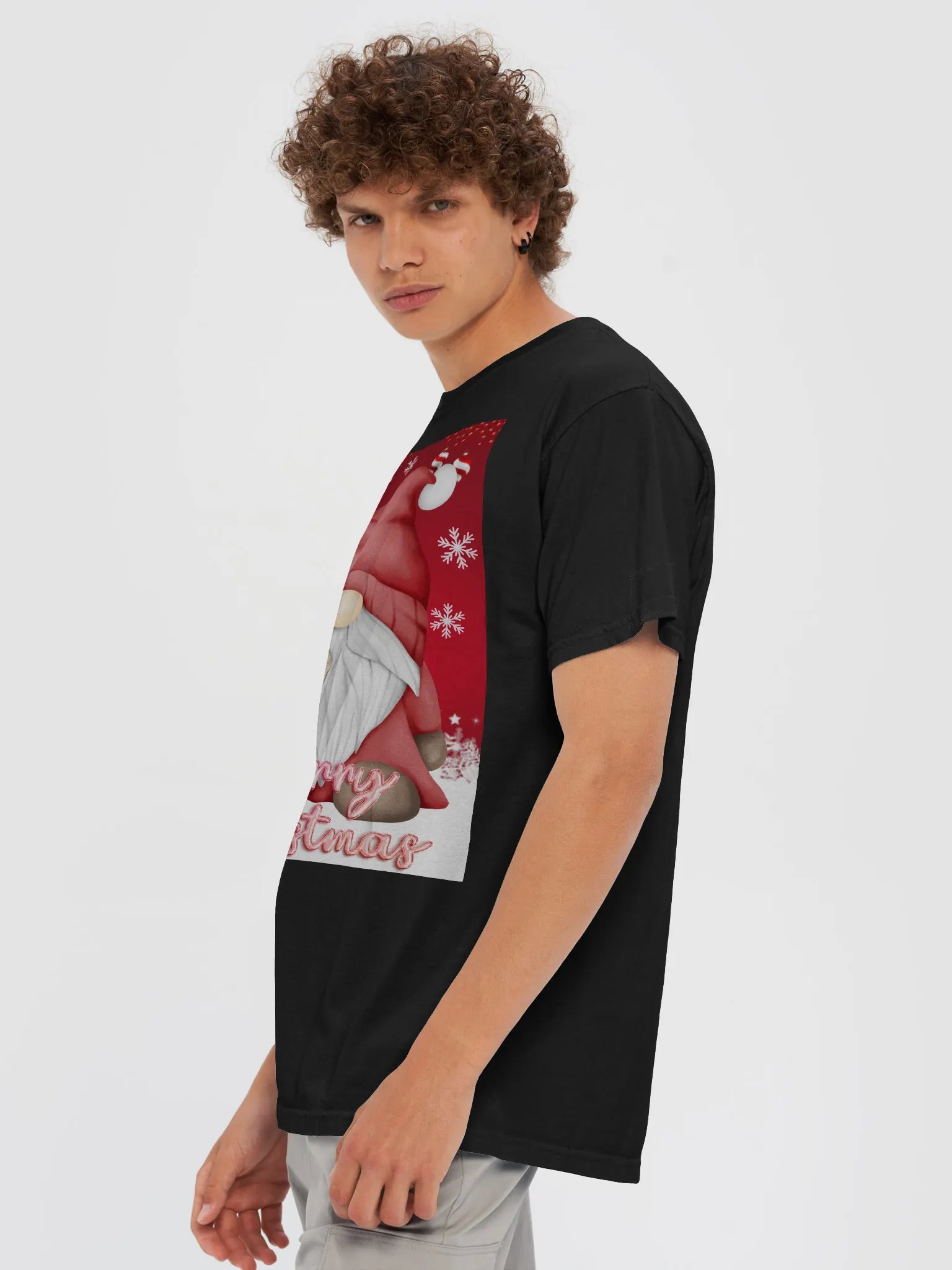 Merry Gnome Christmas Tee product image (21)