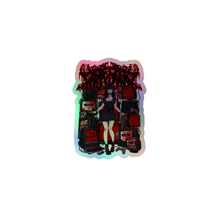 METAL GAMER GURL HOLO STCIKER!! product image (1)