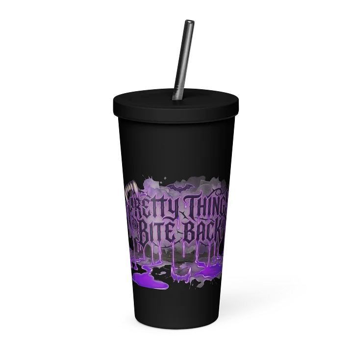 PRETTY THINGS BITE BACK — Gothic Purple Tumbler product image (1)
