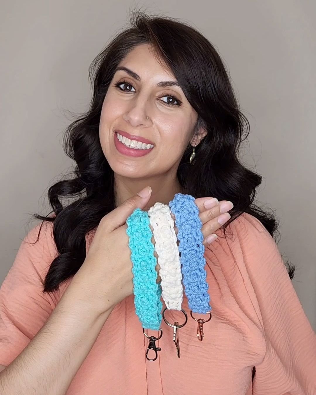 20 Minute, Yarn Scrap Cobblestone Wristlet - Beginner Crochet Pattern Bundle with Videos product image (8)