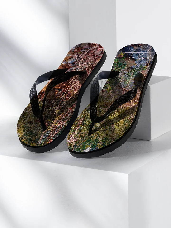 Serene Stream Custom Flip-Flops product image (1)