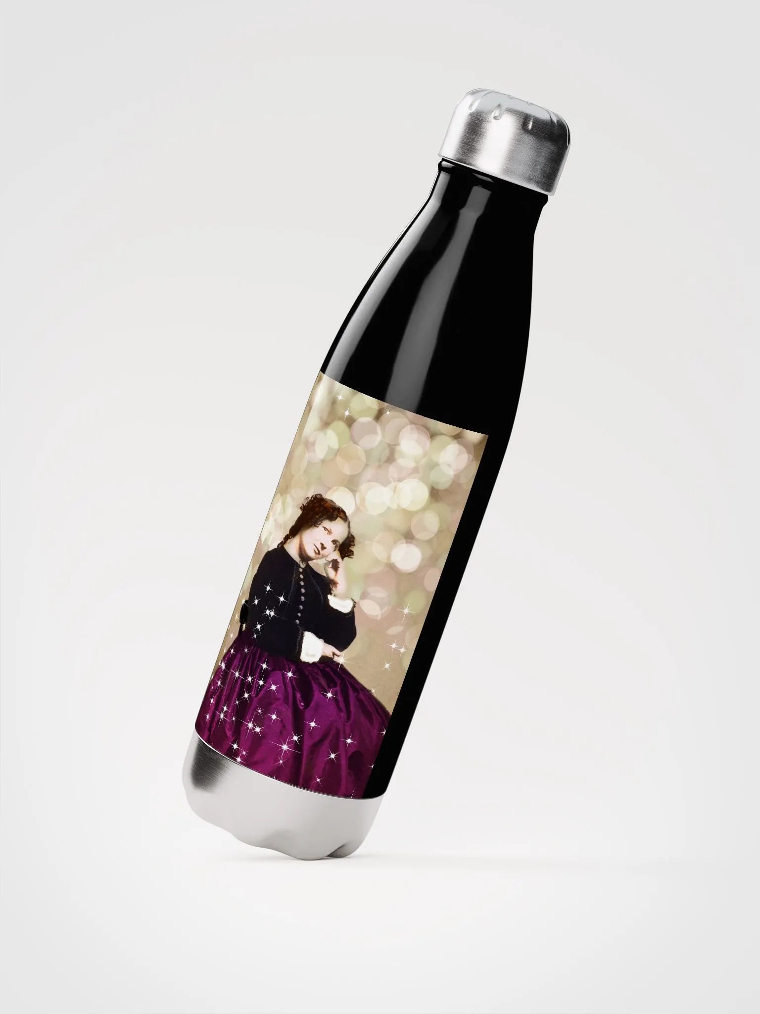 Civil War Woman In purple Stainless Steel Waterbottle product image (2)