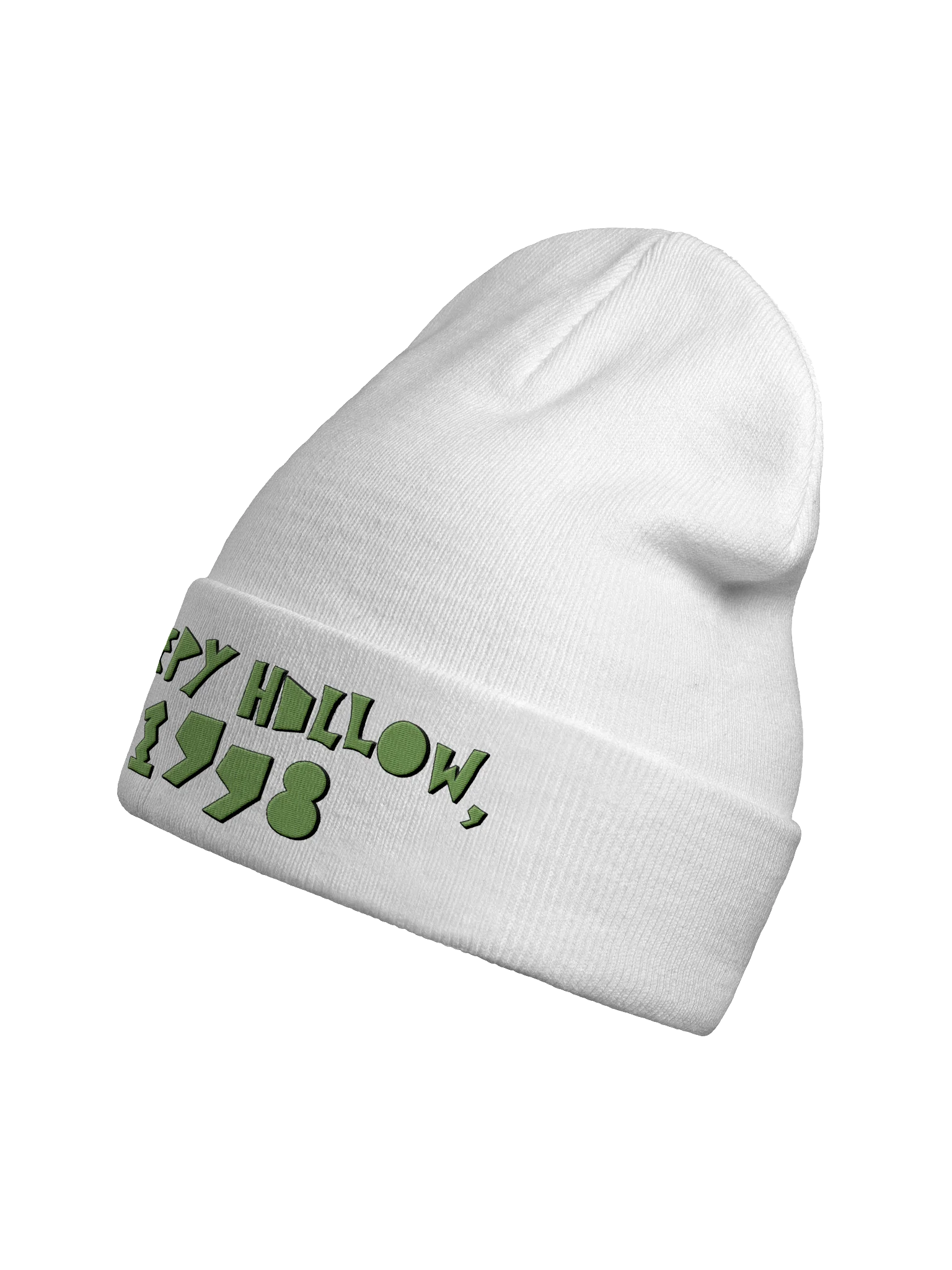 "Sleepy Hollow, 1998" Dayglo Green Beanie product image (2)