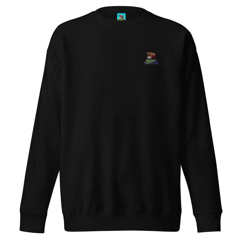Ethereum is good image crewneck (black) product image (1)