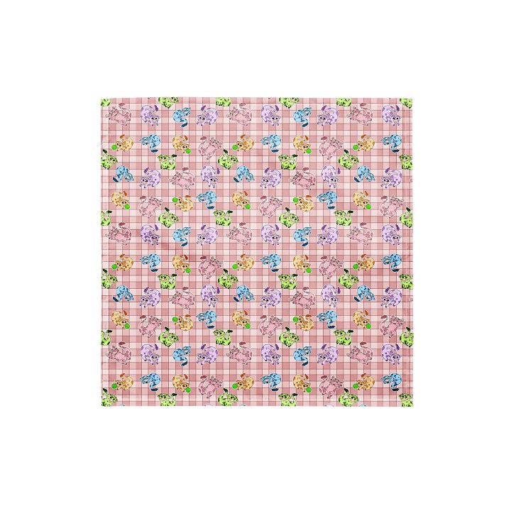 Pink "Buds Everywhere!" Bandana product image (1)