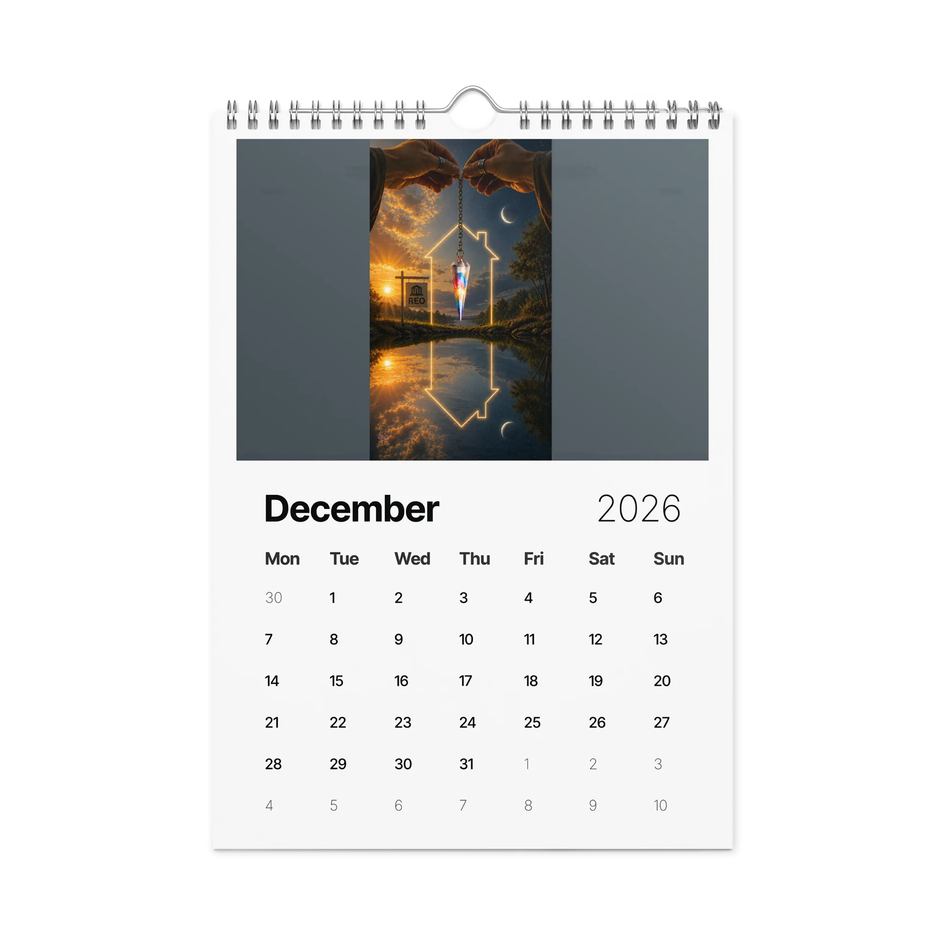 2026 Tarot Through Time Wall Art Calendar product image (12)