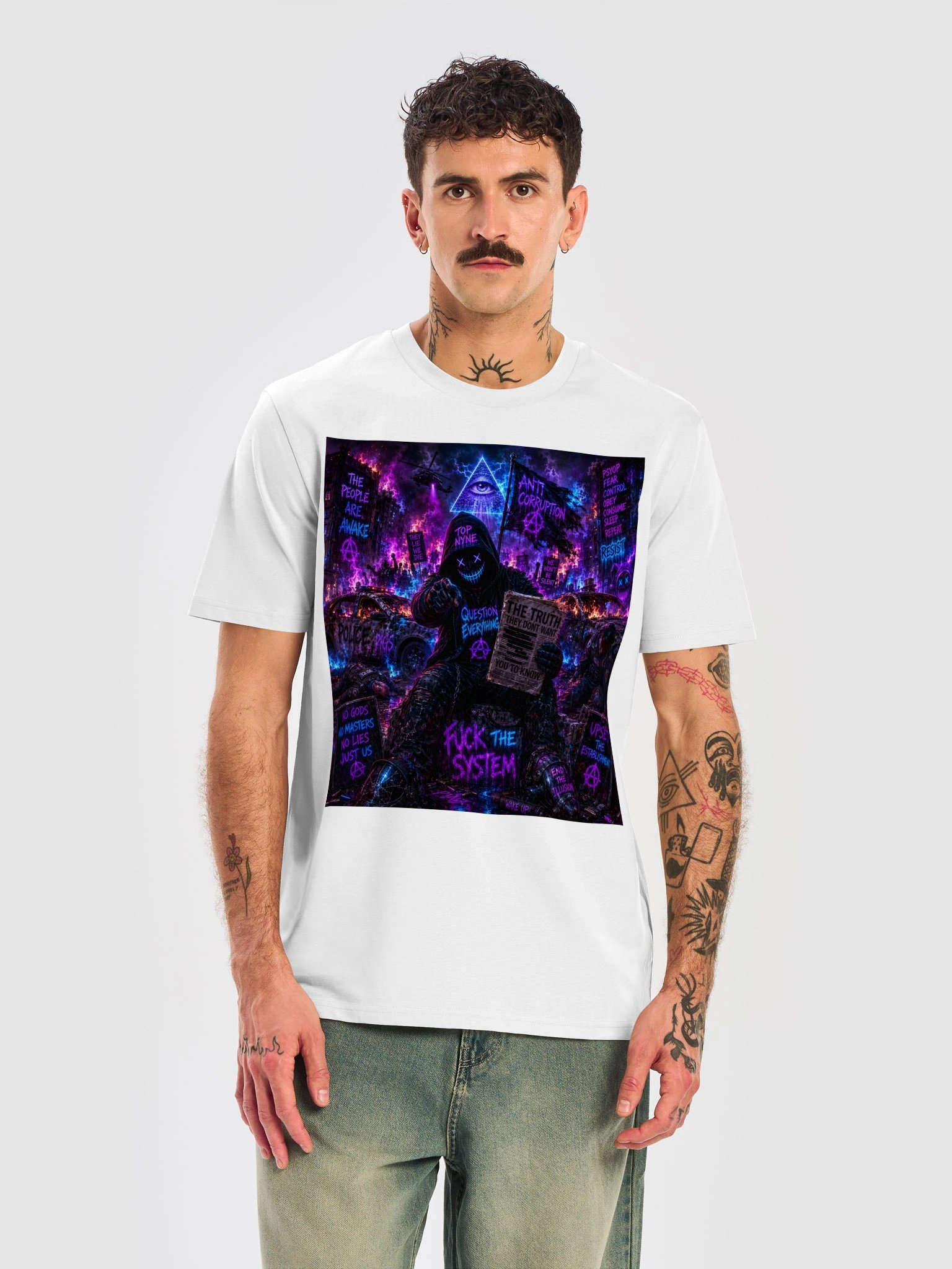 F The System short sleeve T product image (5)