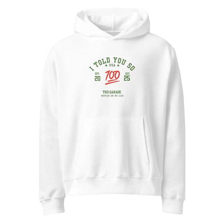 I Told You So Hoodie product image (1)