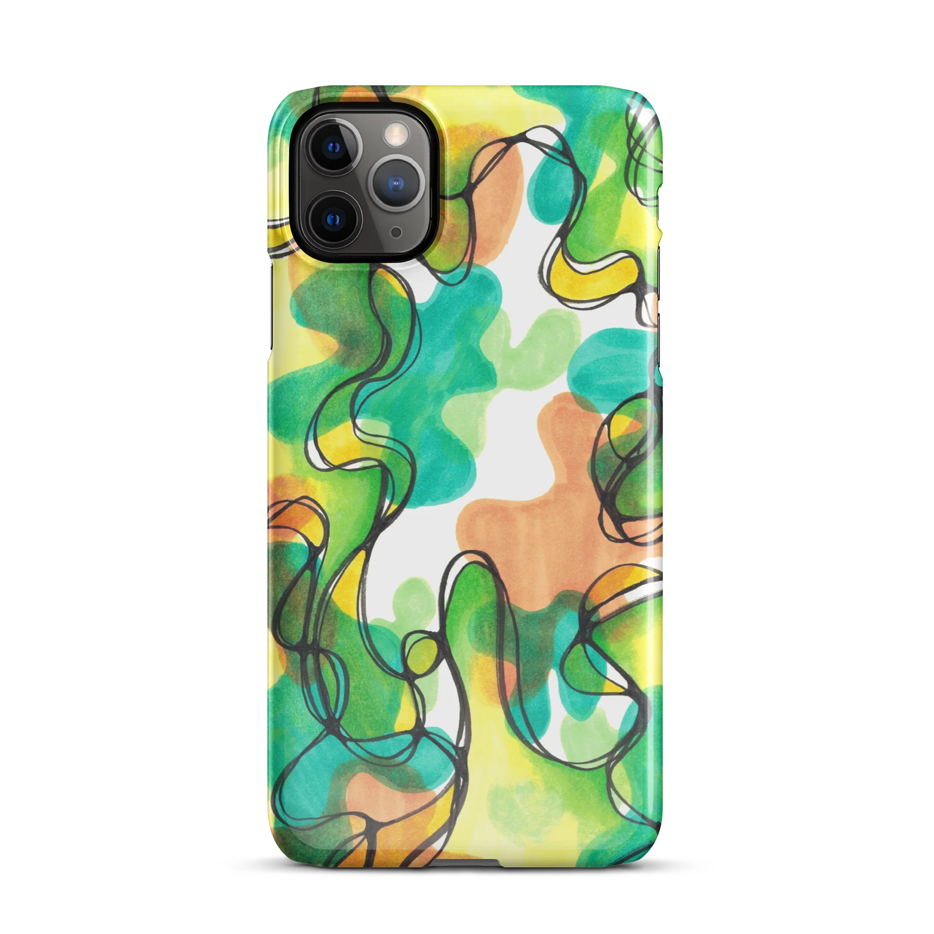 Retro Blobs iPhone case product image (59)