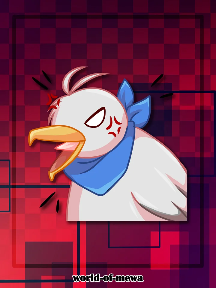 Melvin the Seagull | Acrylic Pins product image (2)