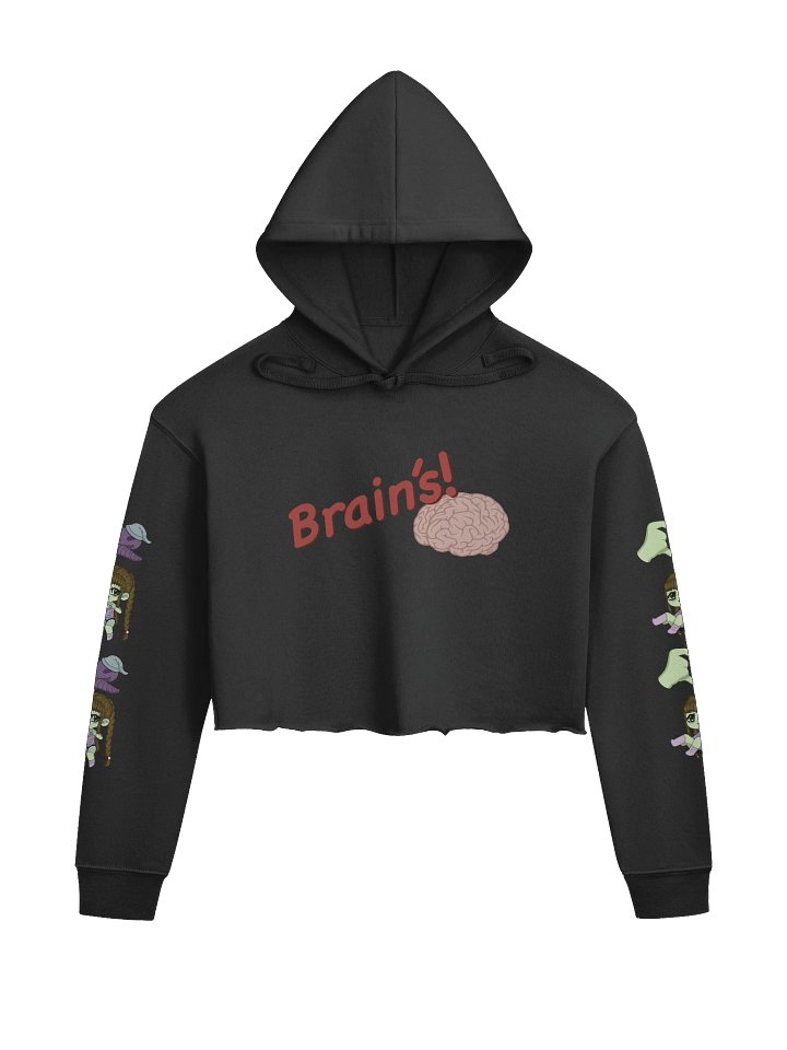 Brain's! Bella+Canvas Fleece Crop Hoodie product image (2)