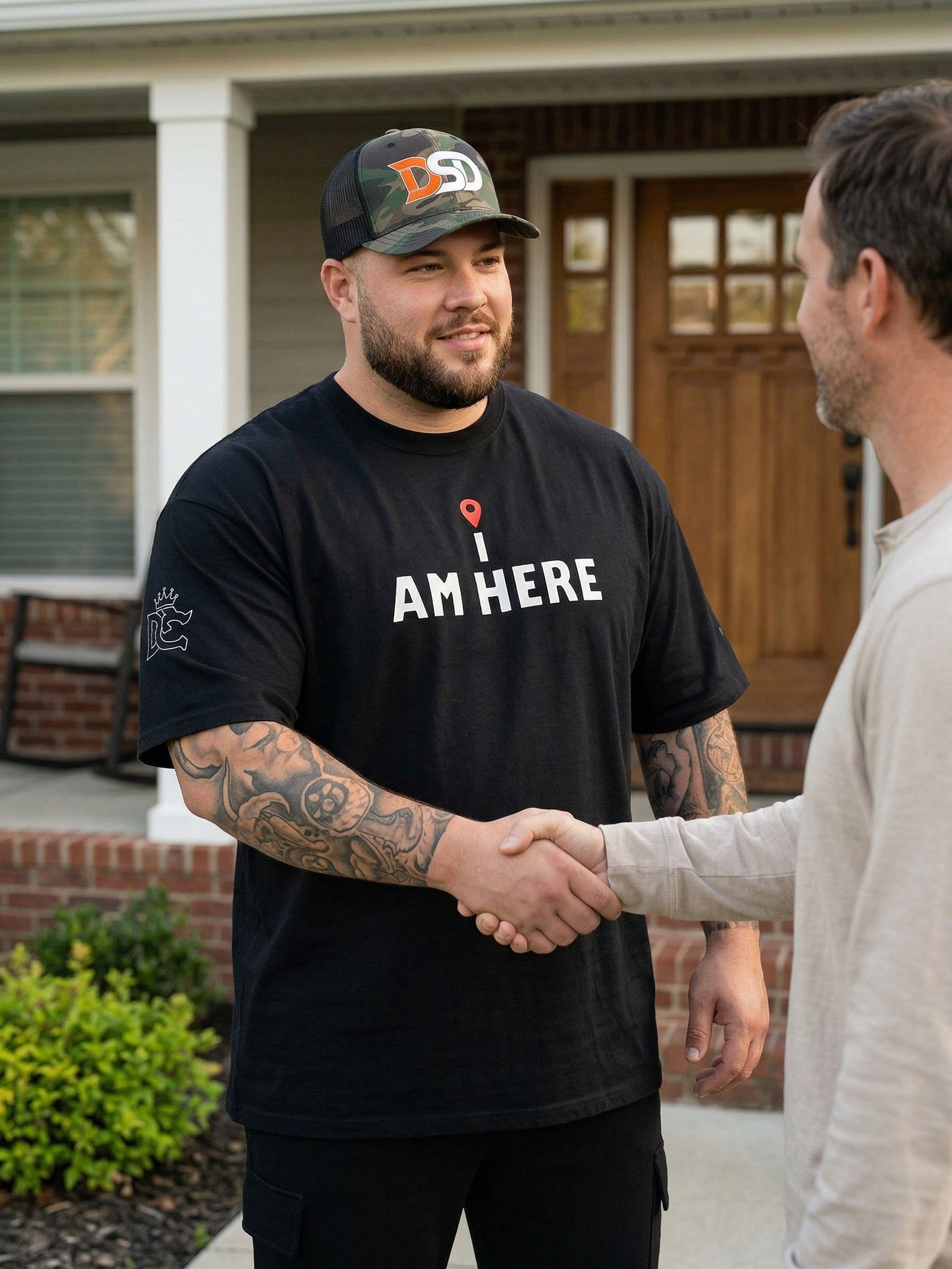 Limited Edition Dads Supporting Dads - I Am Here - Heavyweight Tee product image (1)