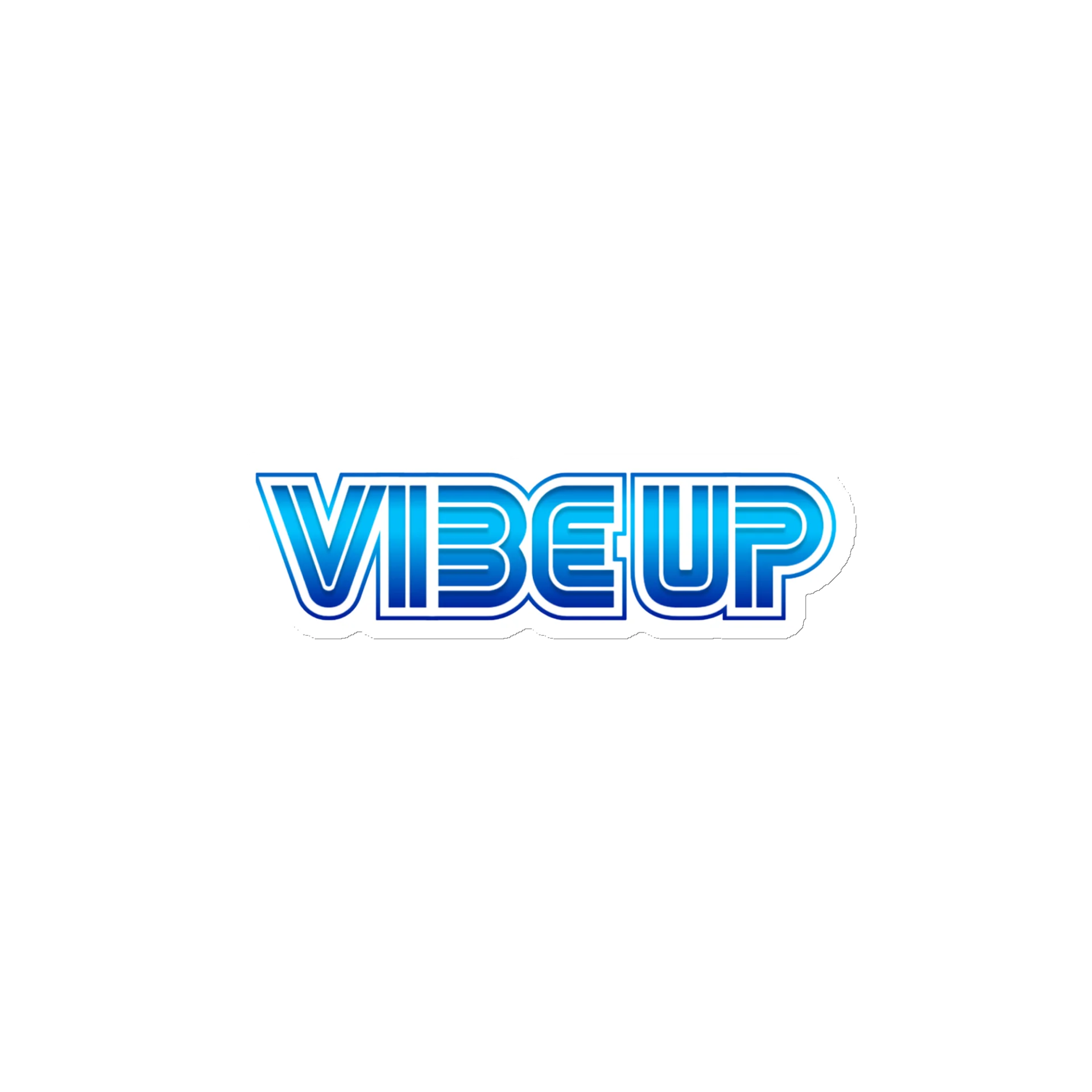 VIBE UP die-cut magnet product image (1)