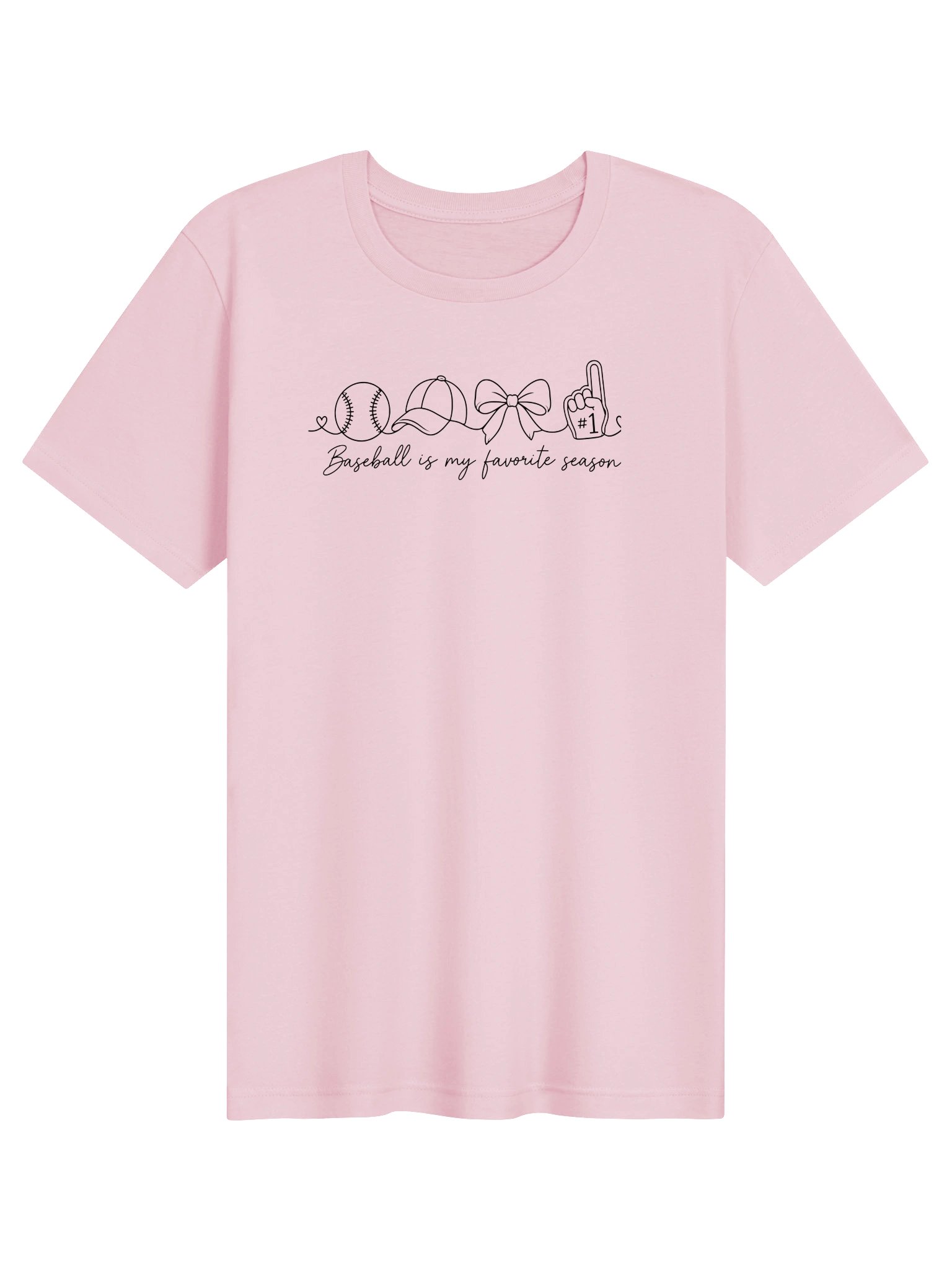 Baseball Is My Favorite Season T-Shirt | Cute Baseball Game Day Tee 🎀 product image (2)