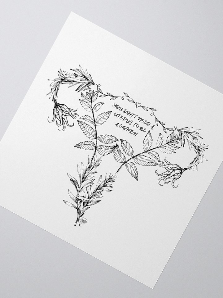 Empowerment Uterus Kiss Cut Stickers product image (6)
