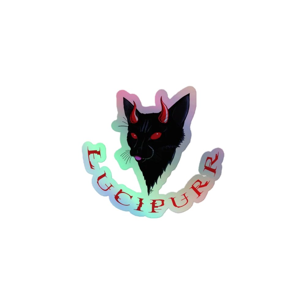 Lucipurr Holo Sticker product image (1)