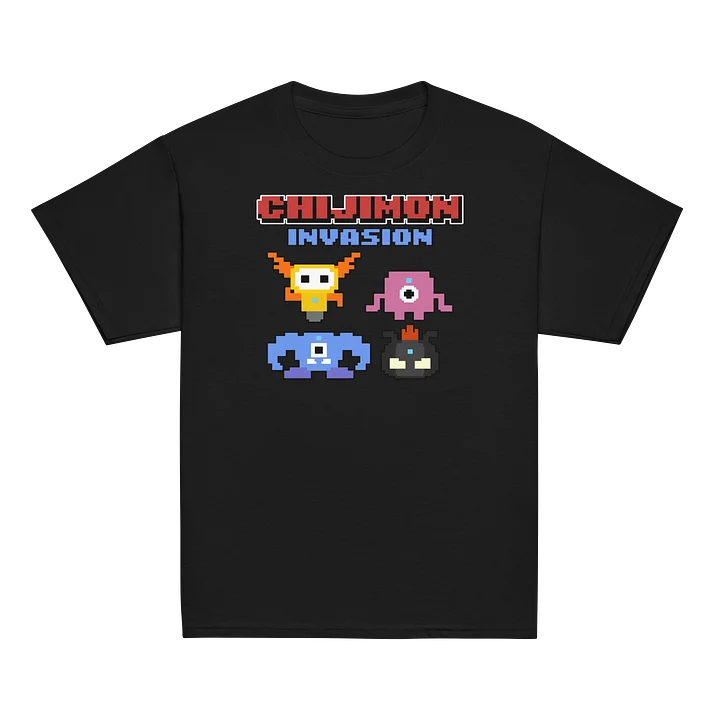 Chijimon Invasion Tee – Retro Pixel Edition product image (2)