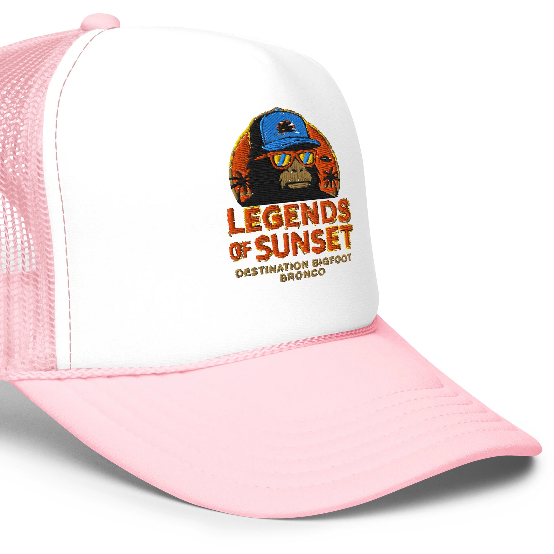 Destination Bigfoot Bronco Legends Of Sunset Foamy Trucker Cap (Multiple Color Options) product image (23)