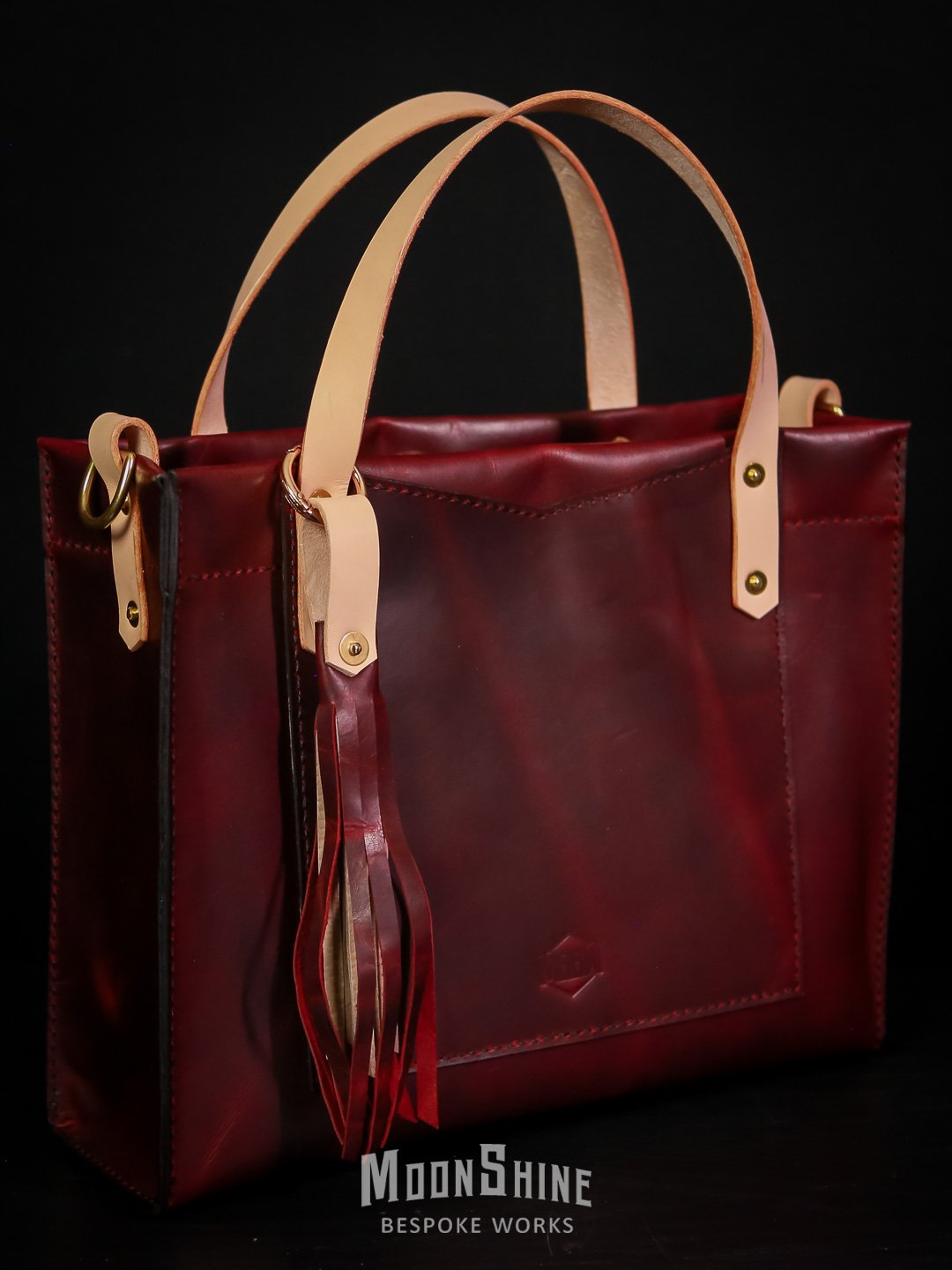 Library Tote - Burgundy product image (3)