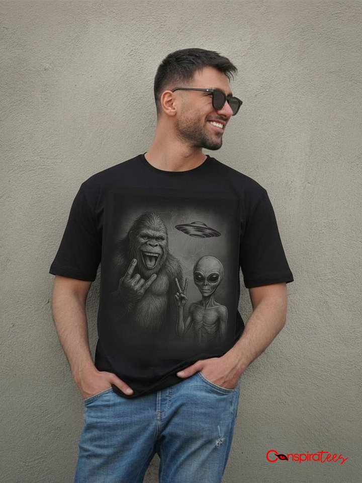 Bigfoot & Alien Tee product image (1)