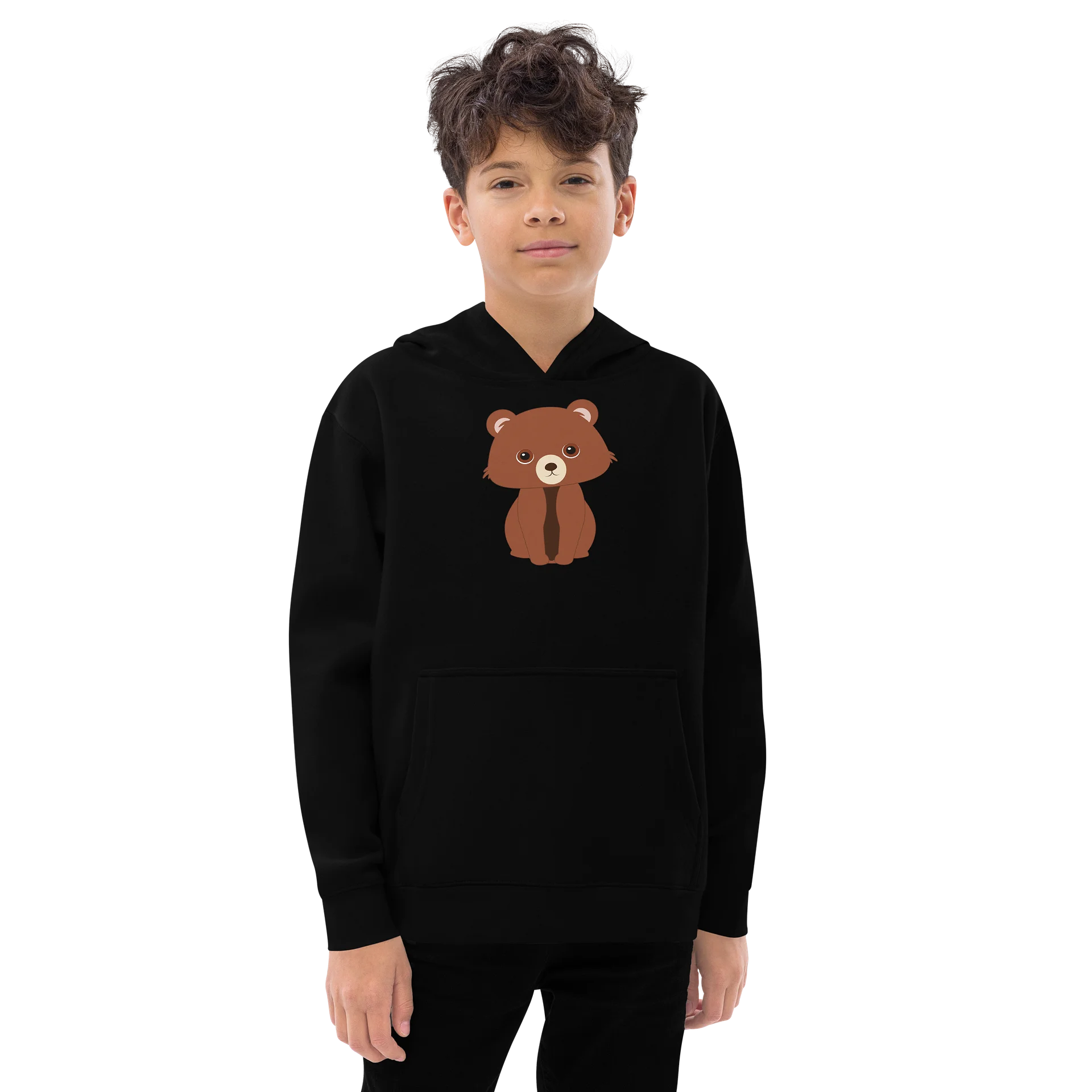 Sitting Woodland Friends Bear Youth Pullover product image (1)