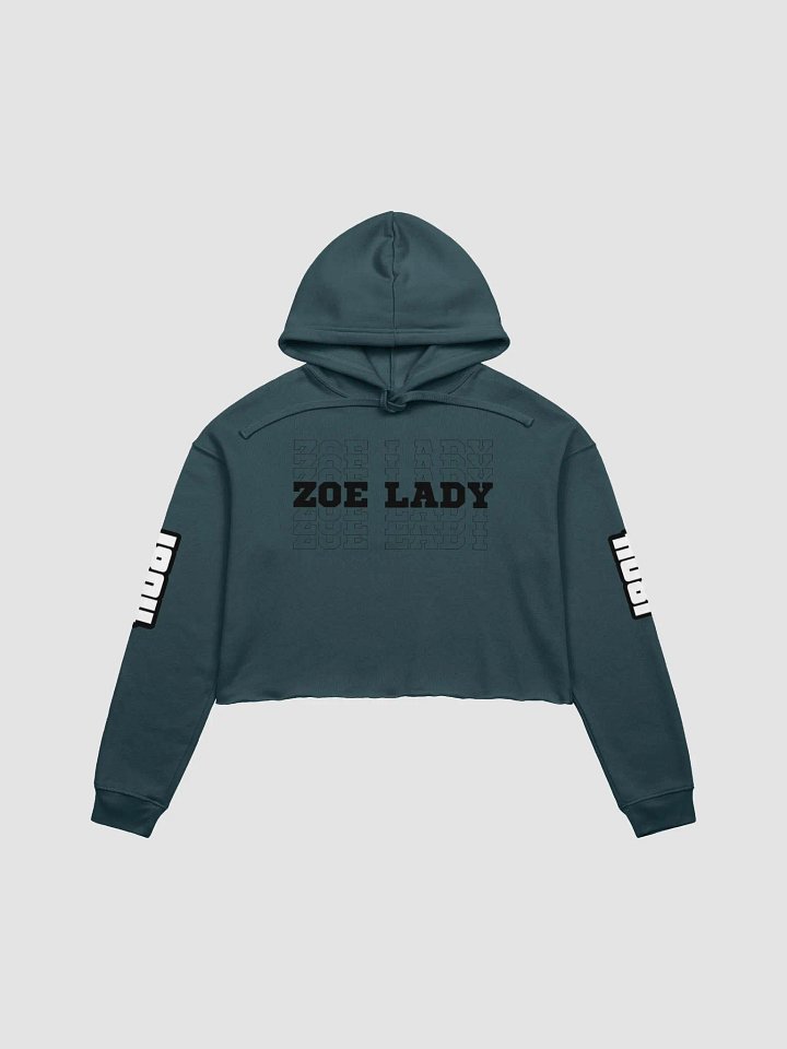 ZOE LADY CROP TOP HOODIE product image (1)