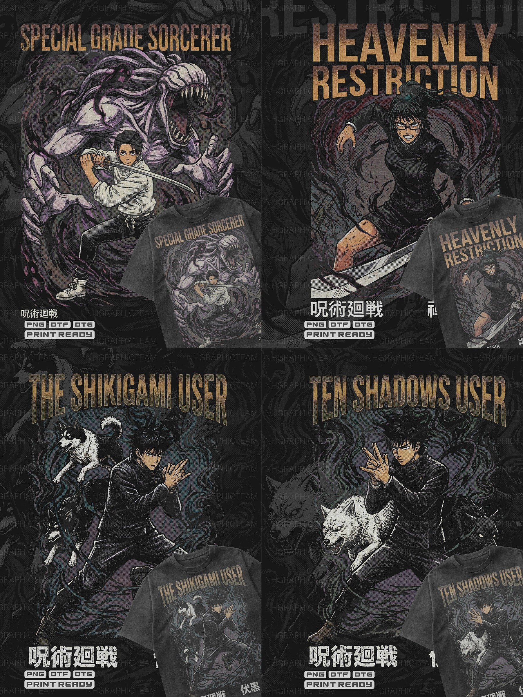 21-Piece JJK Halftone Streetwear Mega Pack product image (7)