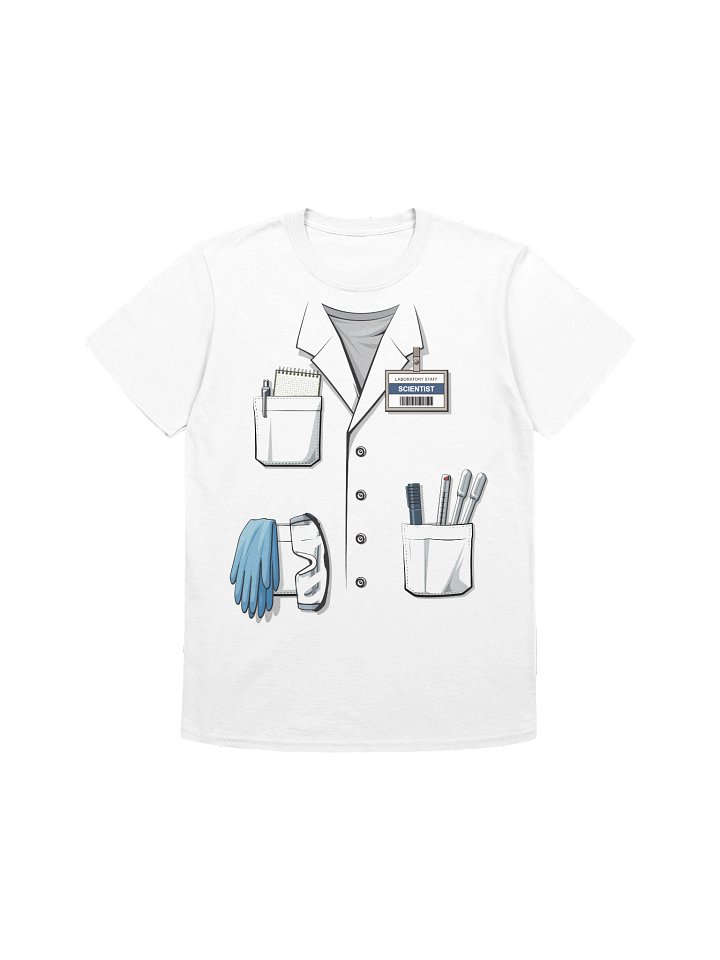 Scientist Lab Coat Costume Tee product image (2)
