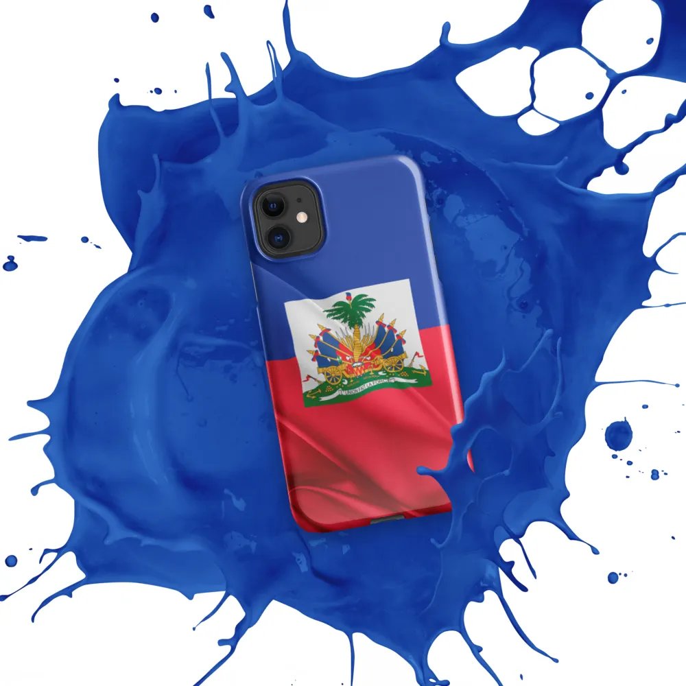 Haiti Flag Snap Case for iPhone® product image (28)
