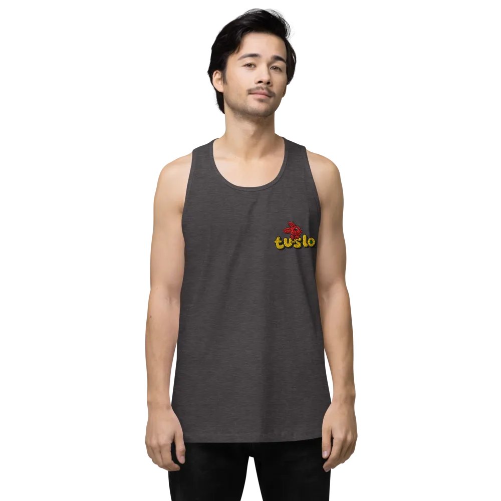 TU-SLO UNISEX EMBROIDERED SLEEVELESS TEE product image (5)