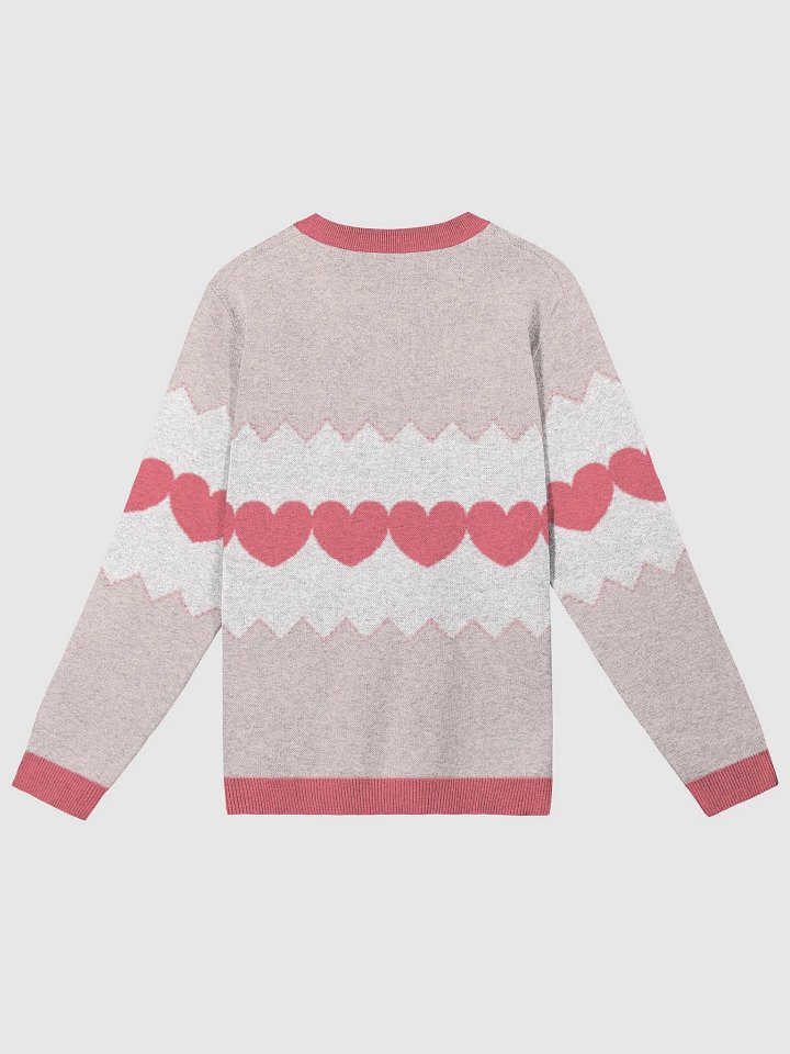 Line of Hearts Knitted Classic Sweater product image (2)
