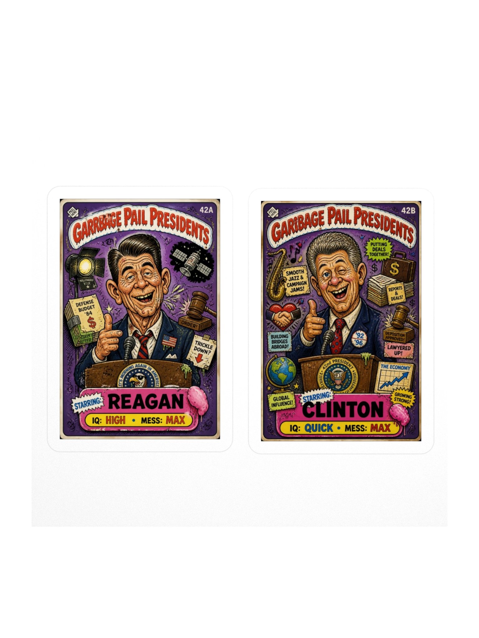 "Garbage Pail Presidents" Kiss Cut Stickers product image (3)