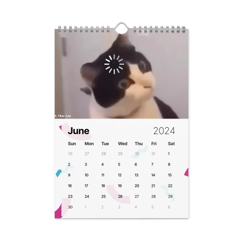 Wall Calendar (2024): Meme Cats product image (12)
