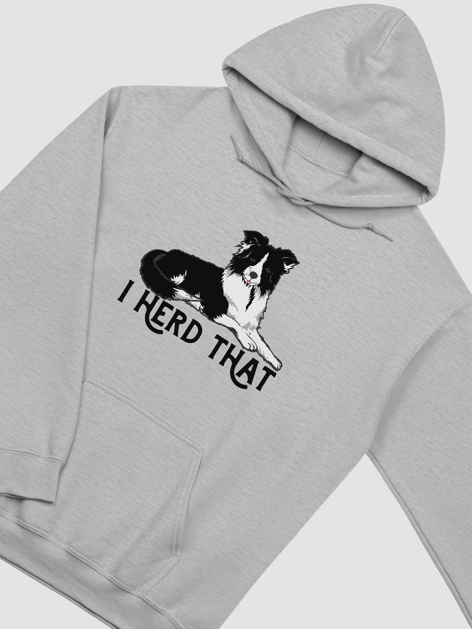 I Herd That Border Collie Hoodie | Hooded Sweatshirt for Border Collie Dog Paw-rents product image (5)