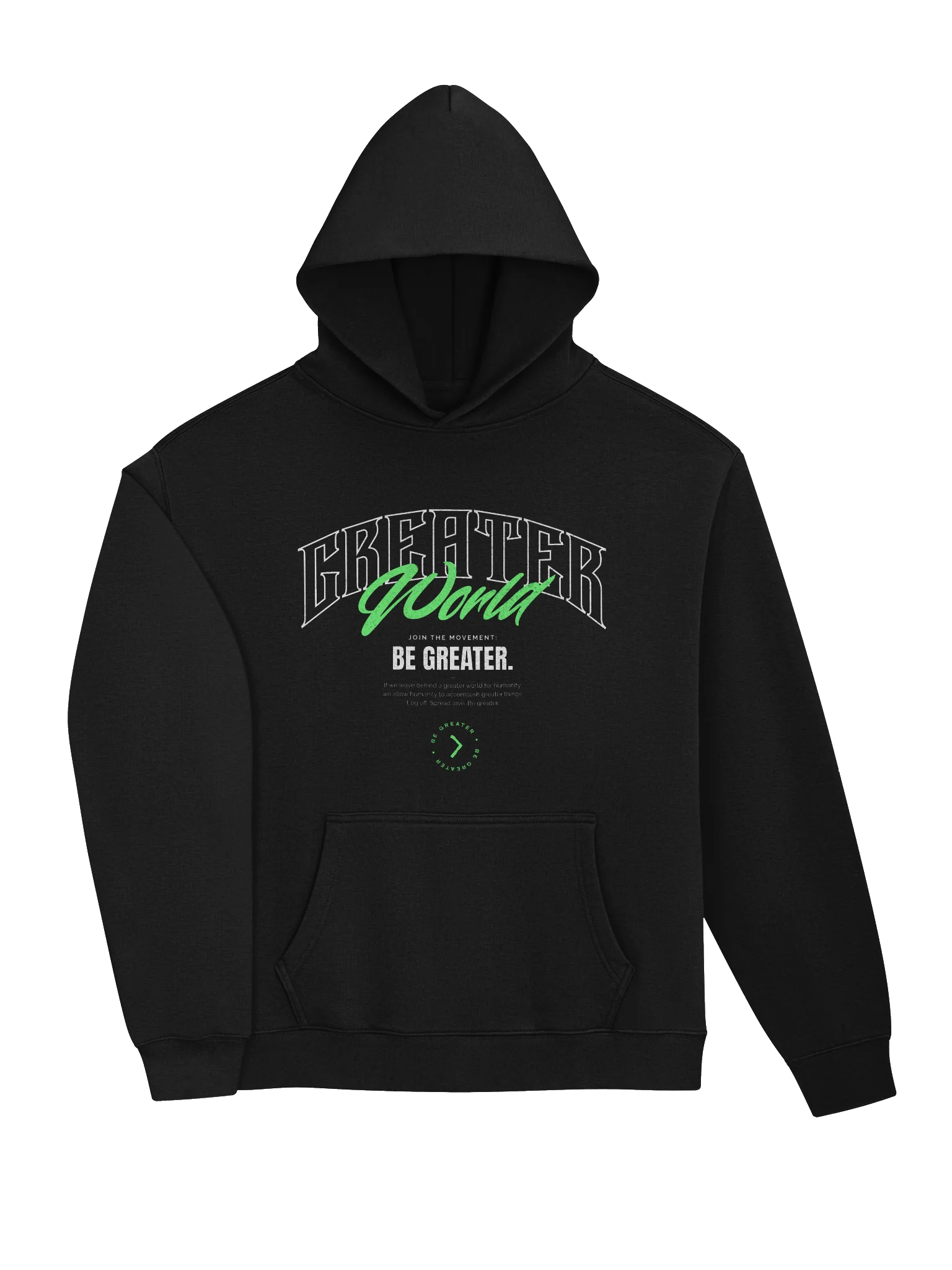 Greater world. Hoodie product image (3)